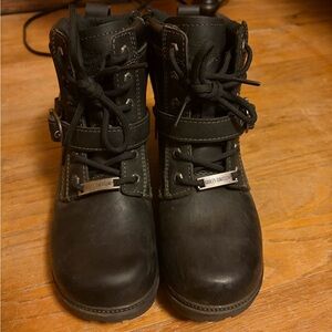 Harley-Davidson Kids Black Leather Boots